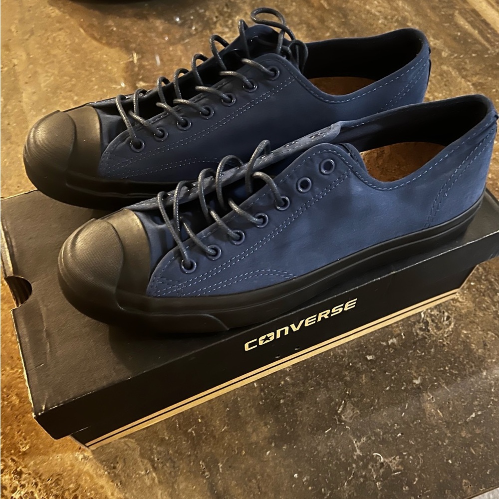 Size 12 blue and black converse used